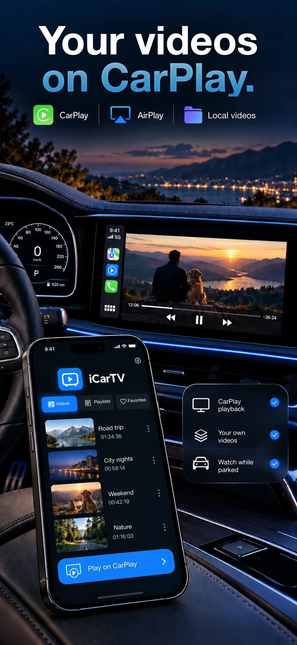 Illustrative image — CarPlay